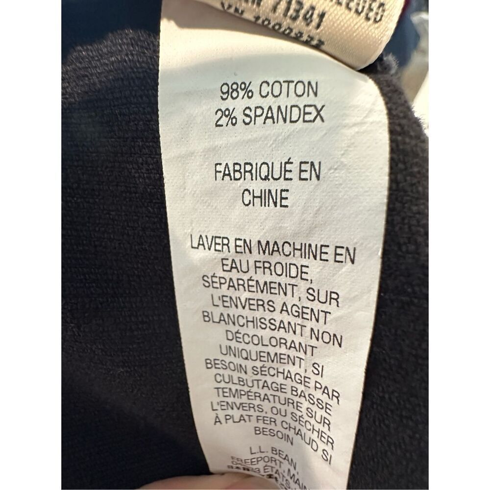L. L. Bean Favorite Fit Womens Corduroy Black Jeans Size 12 - Picture 4 of 4